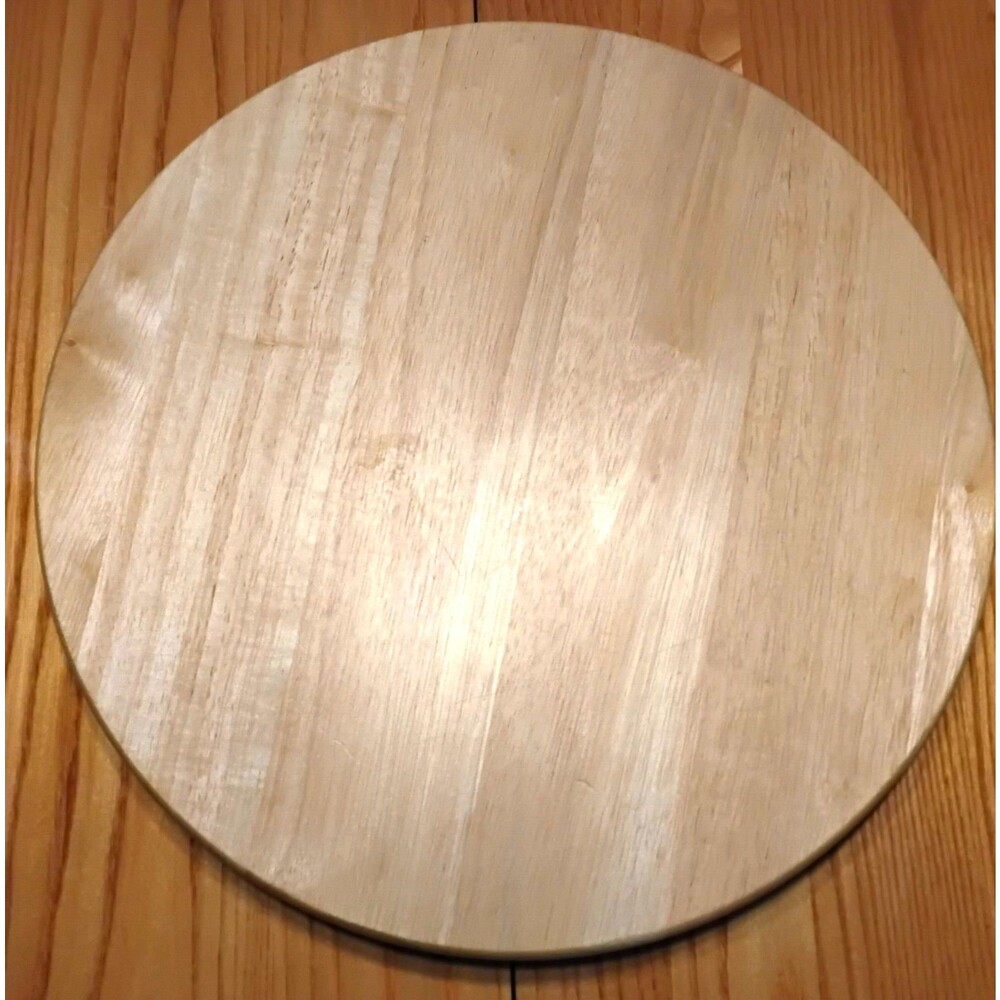 Lazy Susan Wood Moso Bamboo Carasoul Rotating 14" X 1" Excellent